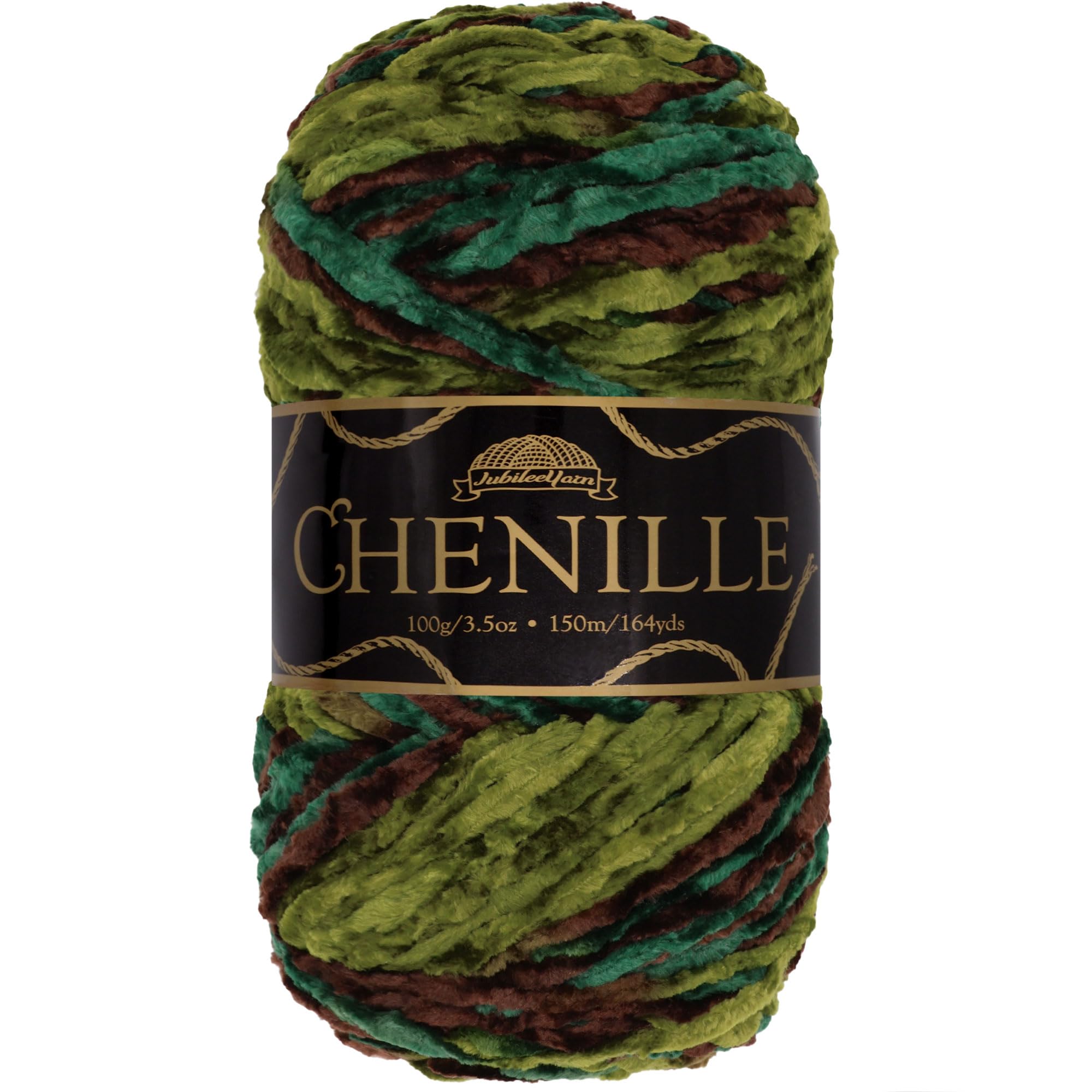 JubileeYarn Chenille Yarn - Worsted Polyester - 100g/Skein - Camelot - 1 Skein — image 1
