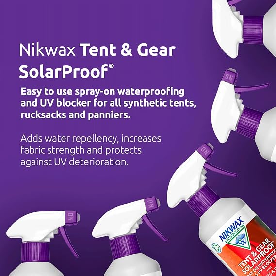 Nikwax Tent And Gear Solarproof Spray-On Tent Waterproofer