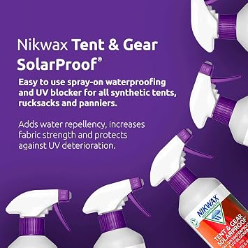Nikwax Tent And Gear Solarproof Spray-On Tent Waterproofer