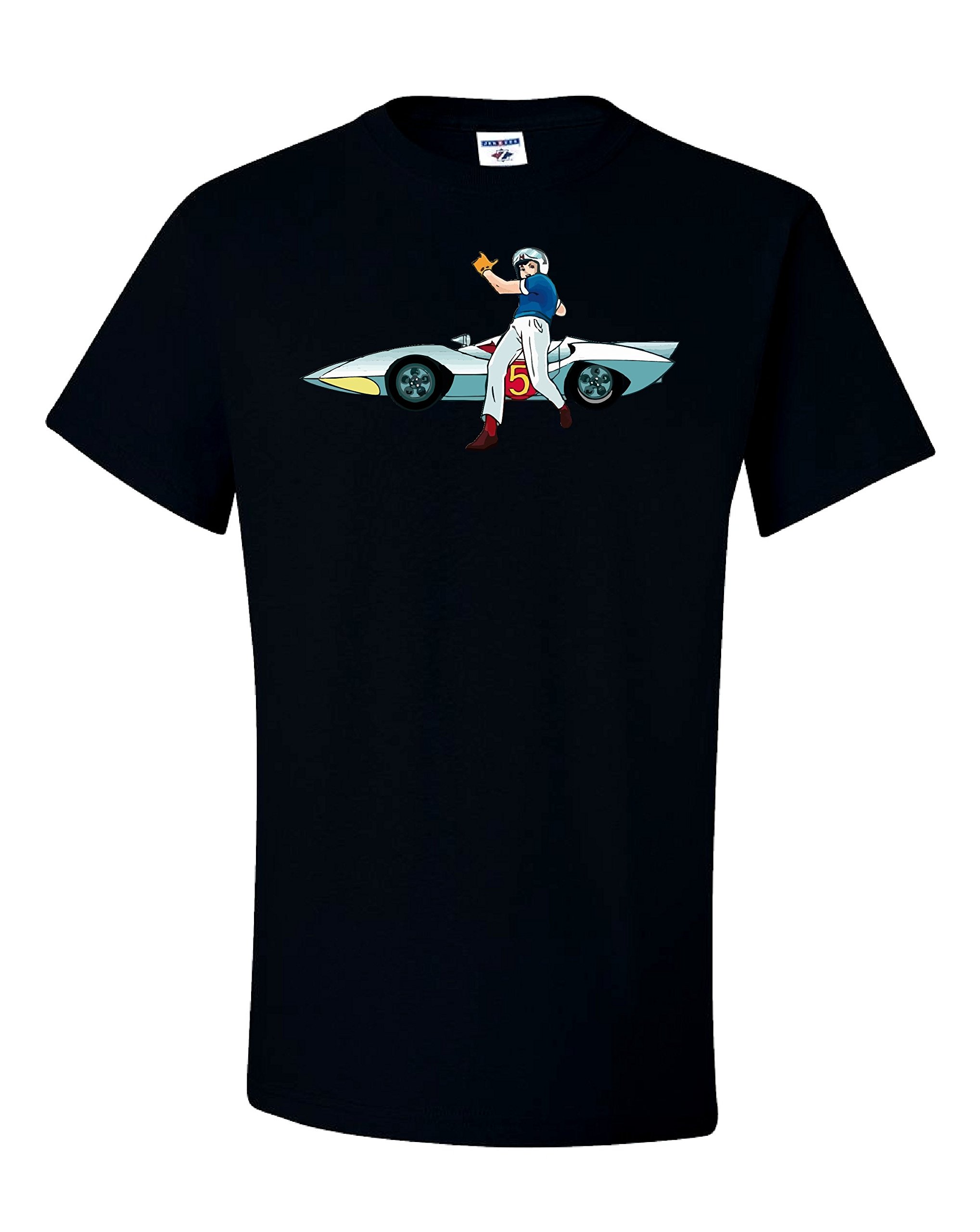 Speed Racer and The Mach 5 100% Cotton T-Shirt Preshrunk Graphic Tee