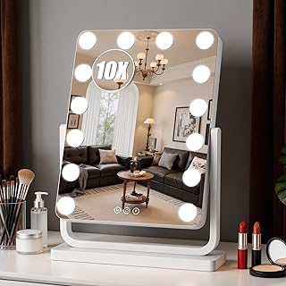 Espejo de tocador con luces, espejo de maquil...