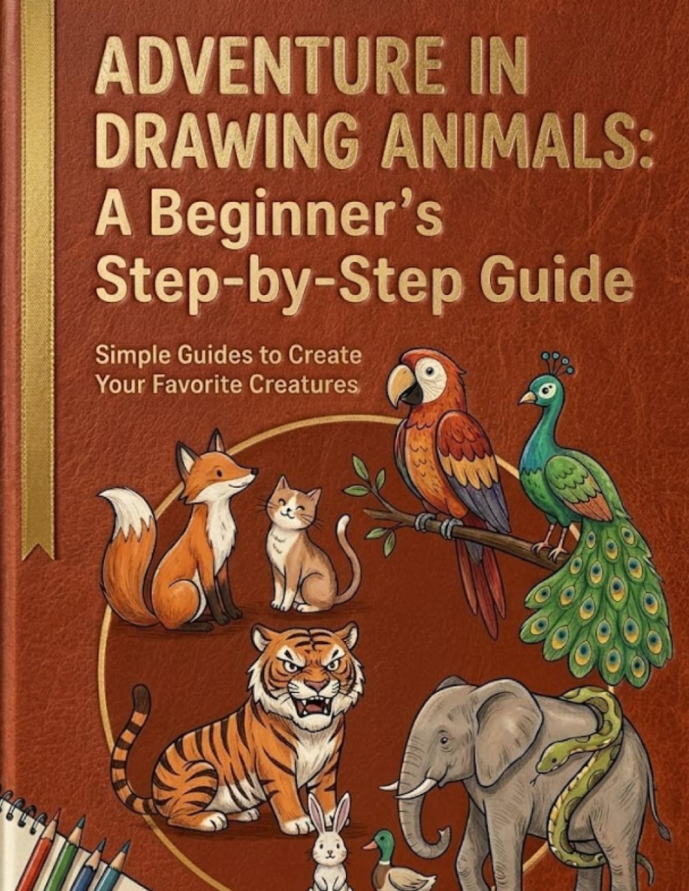 ADVENTURE IN DRAWING ANIMALS AND BIRDS : A Beginner's Step-by-Step Guide