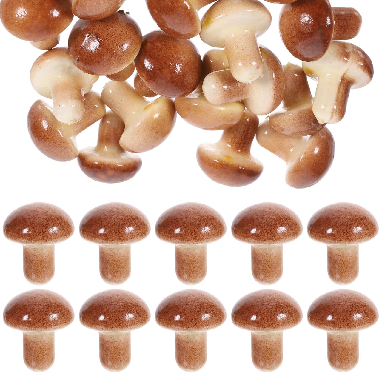 GLEAVI Modèles De Champignons Simulés Miniatures 20 Pièces Décoratifs pour Photo Bureau Et Enseignement Accessoires Multifonctionnels
