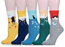 Leotruny Cute Socks Women Cat: Animal Novelty Socks for Women Girls - Ladies Funny Socks with Gift Box
