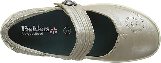 Padders Ladies Wide Fitting Mary Jane Style Shoes - Poem II