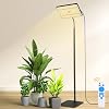 Plant Lamp LED Full Spectrum Plant Light Plant Light 3 Colours Grow Light with Timer 4/8/12H 10 Dimmable Levels 50 cm ~ 125 cm Height Adjustable for Large Plants or Seeds [Energy Class F]