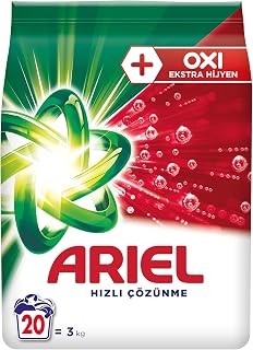 Ariel Oxi Extra Hijyen 3 Kg Toz Çamaşır Deterjanı