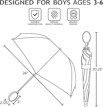 Kids Character Umbrella Sesame Street, Batman, MLP, and more, Lightweight, rainwear for ages 3-6