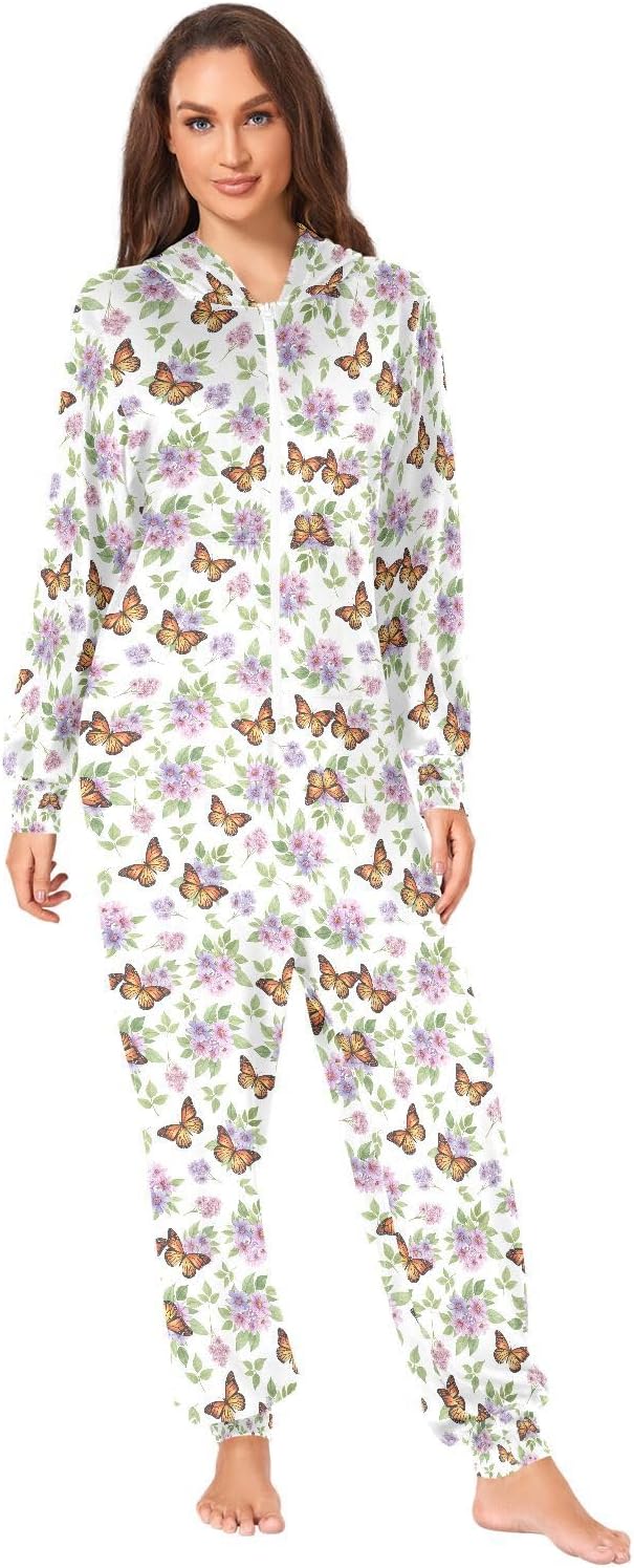QUGRL Onesies Adult Pajamas Costume for Women Men Unisex Cosplay Sleepwear Homewear Suit Winter S-XL