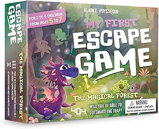 My First Escape Game | Escape Room in a Box | Fun for Family Game Night | Puzzle Solving Game for Kids and Adults | Ages 5+ | 2-5 Players | Average Playtime 45 Minutes | Made by 404 on the Board