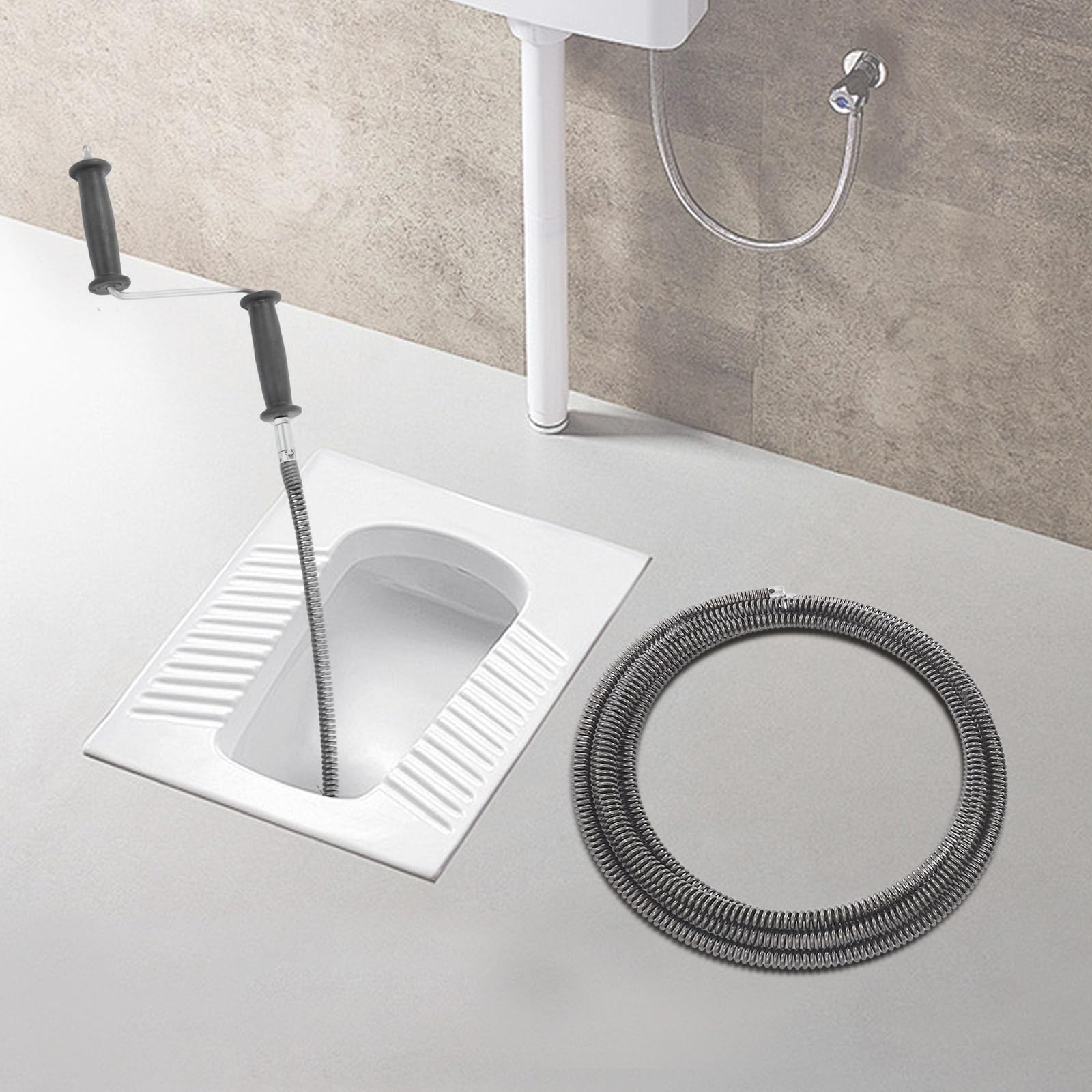 Desatascador de desagües para tubos de 50-120 mm