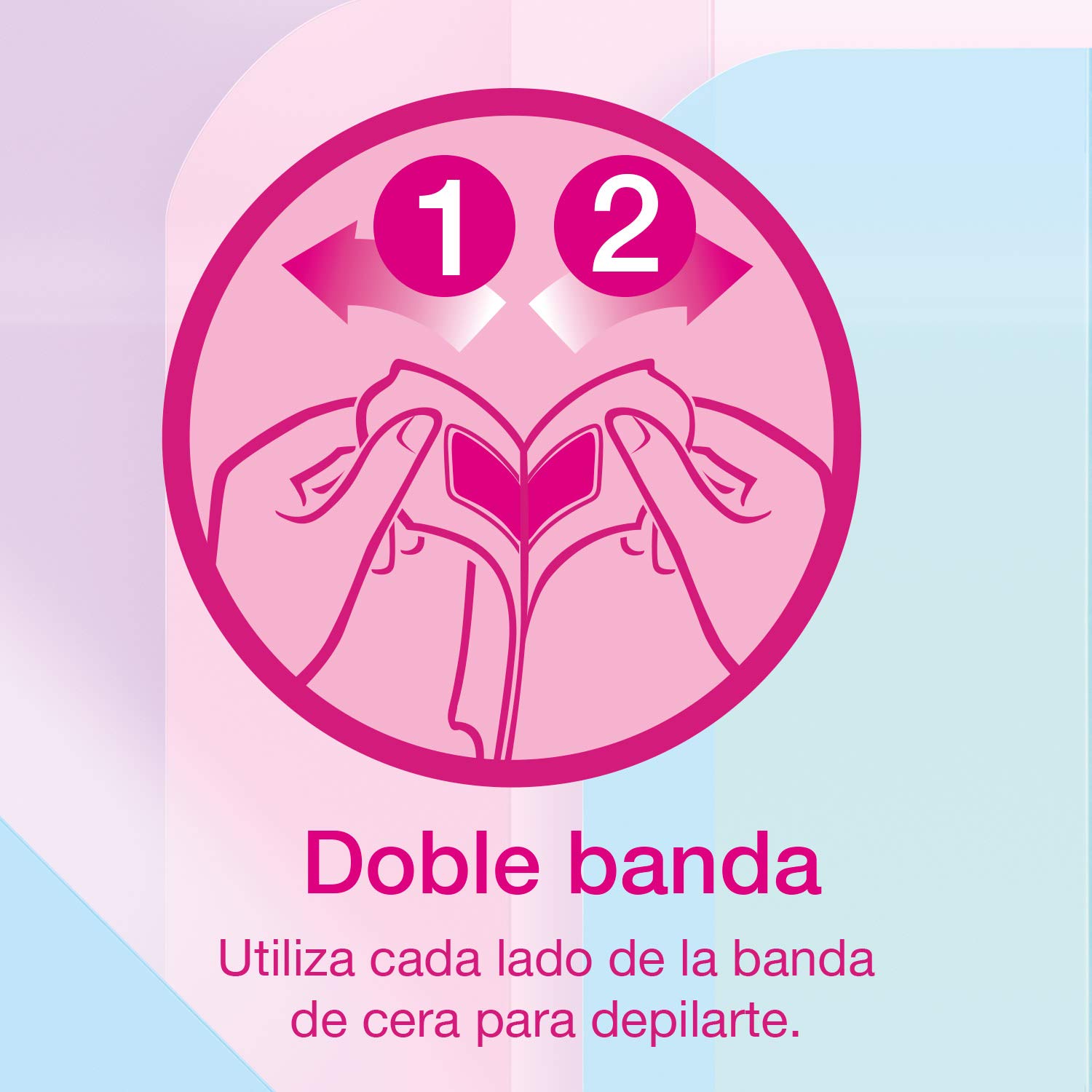 Veet Bandas de Cera Fria Depilatoria para Depilación de Cuerpo y Piernas con Aceite de Almendras, Easy Gelwax, Pieles Sensibles, 3 x 20 bandas, Total 60 Unidades