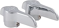 LDR 500 6010 Chrome Vice Lock Replacement Faucet Handle for Kitchen & Bath - Universal Fit, Slip-Proof Jaws