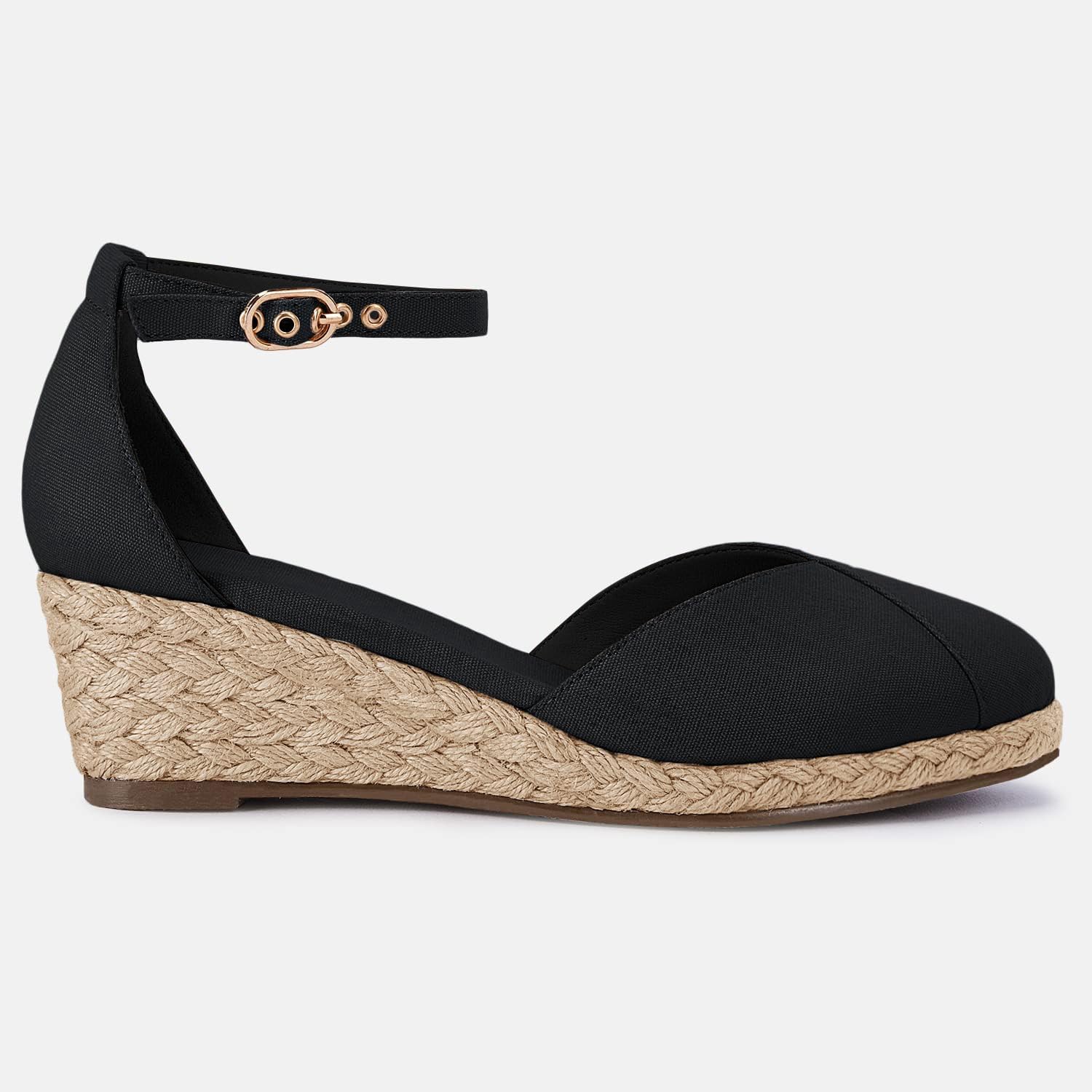 Juliet Holy Womens Espadrilles Sandals Closed Toe Platform Ankle Strap Casual Summer Wedges - Image 4