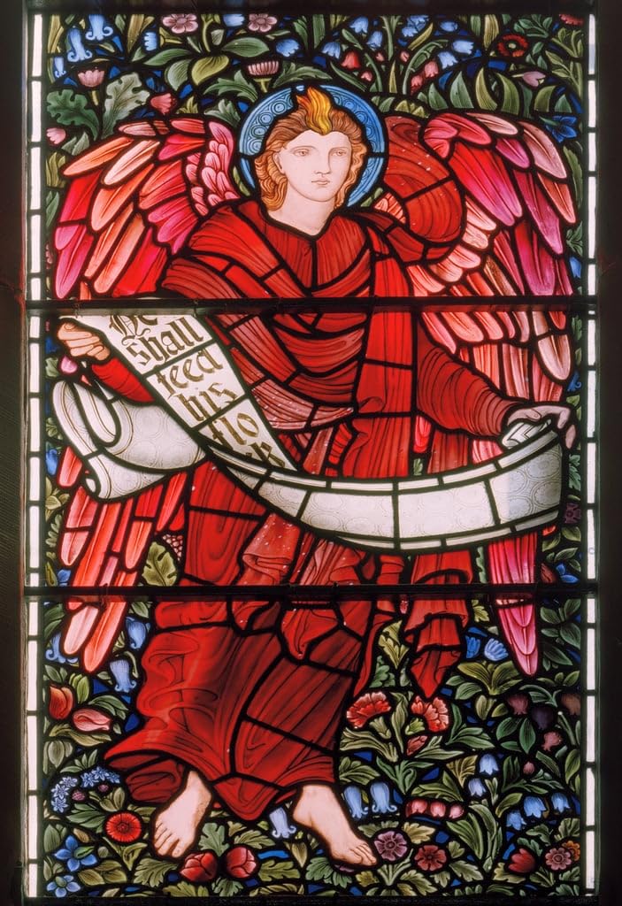 Toile Burne Jones Angel Holding a Scroll affiche 60x90cm - 5