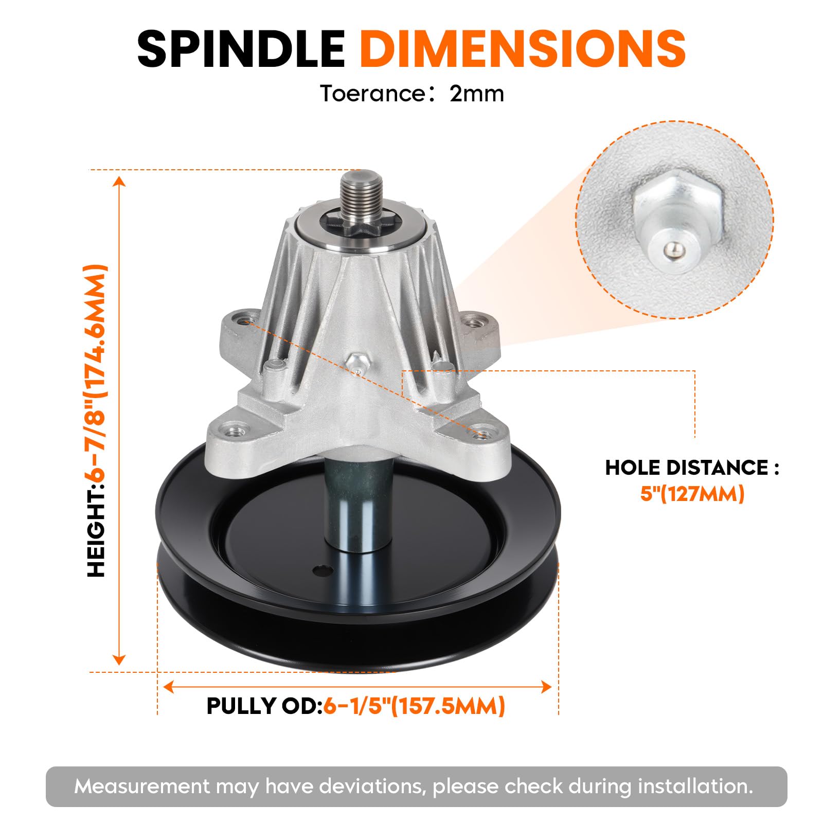 pote47　10/31まで Amazon.com : (2 Pack) 918-04889 918-04822 Spindle Assembly Fit 30