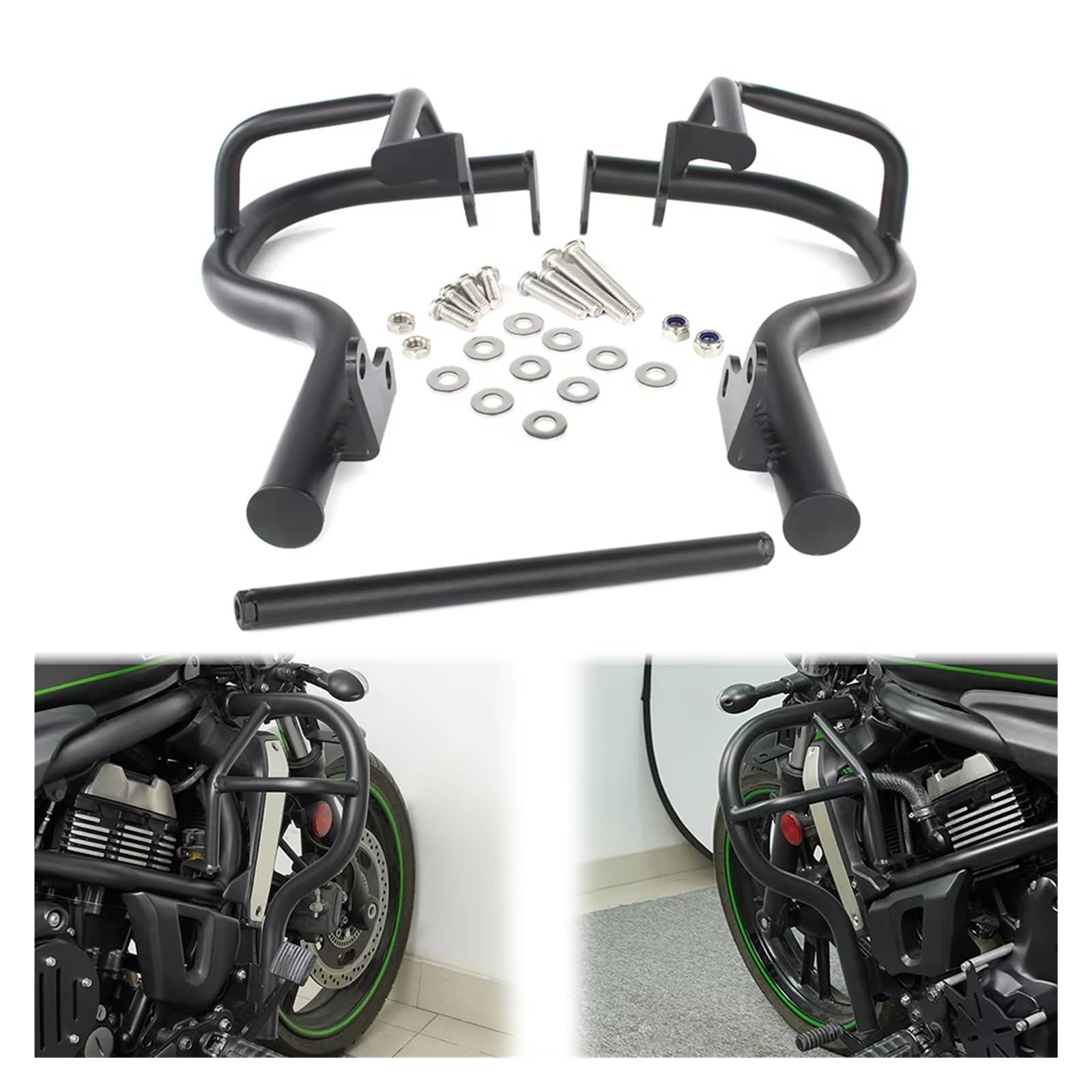 Barra Paraurti Paramotore Per Kawasaki Per Vulcan S 650 VN650 2015-2024 Moto Protezione Motore Crash Bar Telaio Paraurti Carenatura Barre Di Protezione