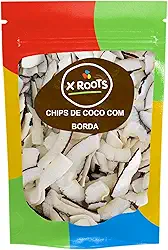 Chips de Coco Sem Açucar com Borda 1kg - X Roots