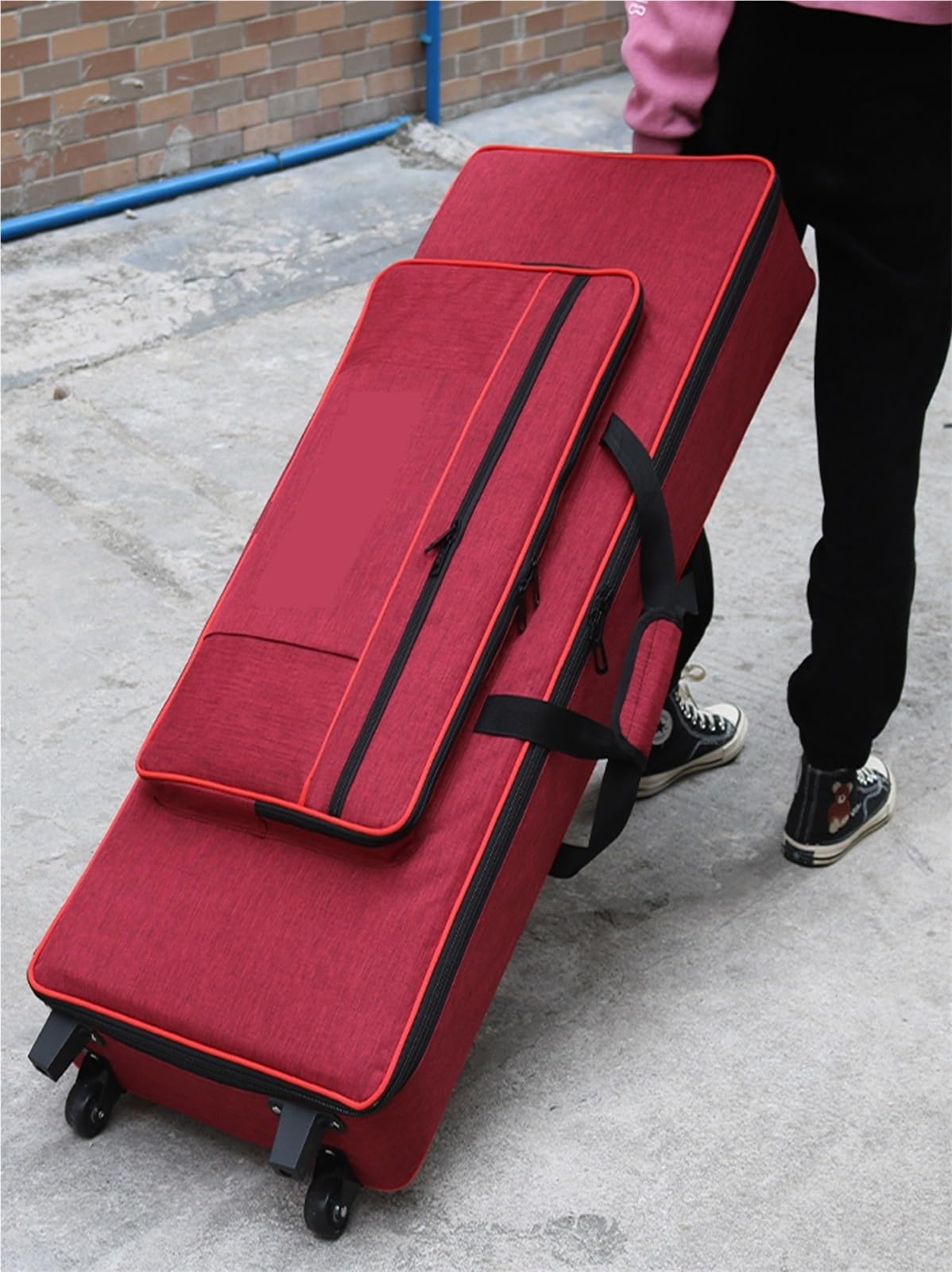 Custodia per Tastiera Borsa for tastiera elettronica Wheel 76-88 tasti, custodia for pianoforte adatta for pianoforti verticali