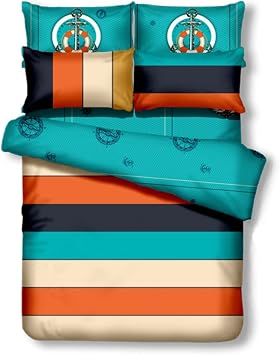 Dolce Mela DM499Q 6 Piece Duvet Cover Set, Queen, Liberty Amity