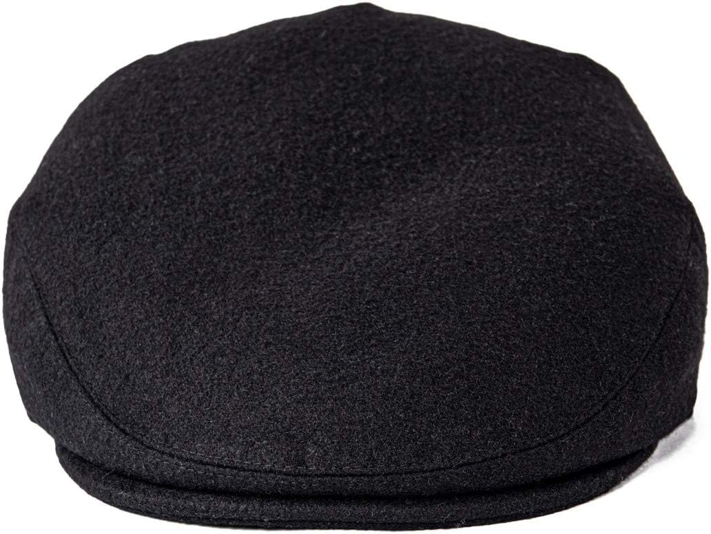 Men's Wool Tweed Newsboy Ivy Cap Gatsby Golf Flat Hat - Image 3