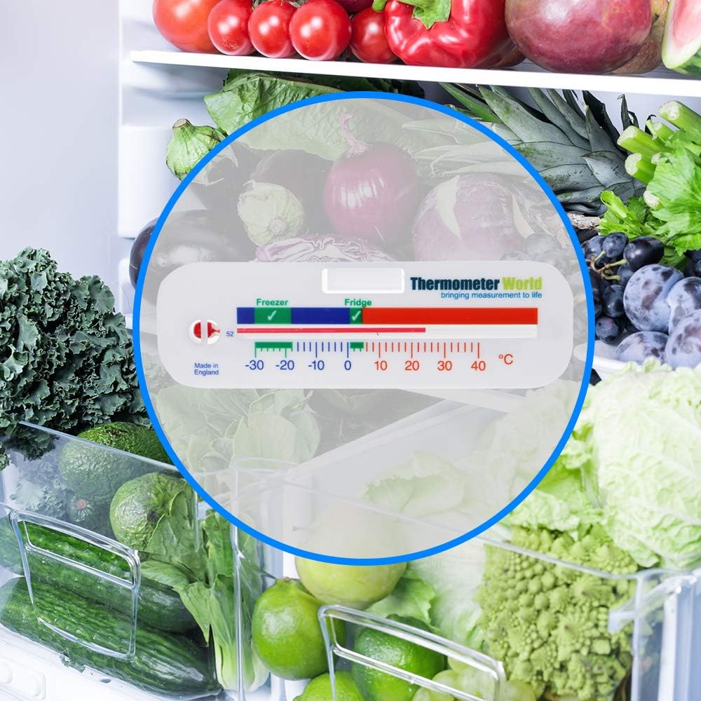 Refrigerator Thermometer Twin Pack Fridge Thermometer and Freezer Thermometer Temperature Gauge