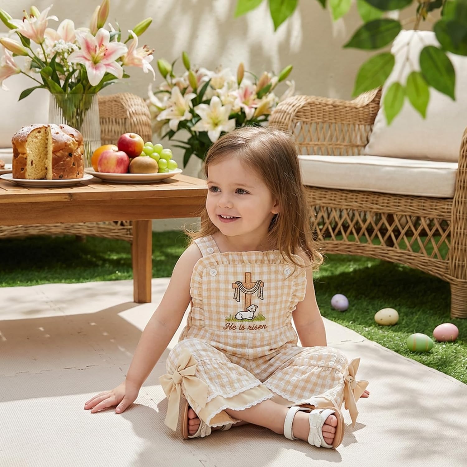 Toddler Baby Girls Football Outfit Bow Football Romper Game Day Overalls Flare Pants Jumpsuit Bell Bottom Clothes
