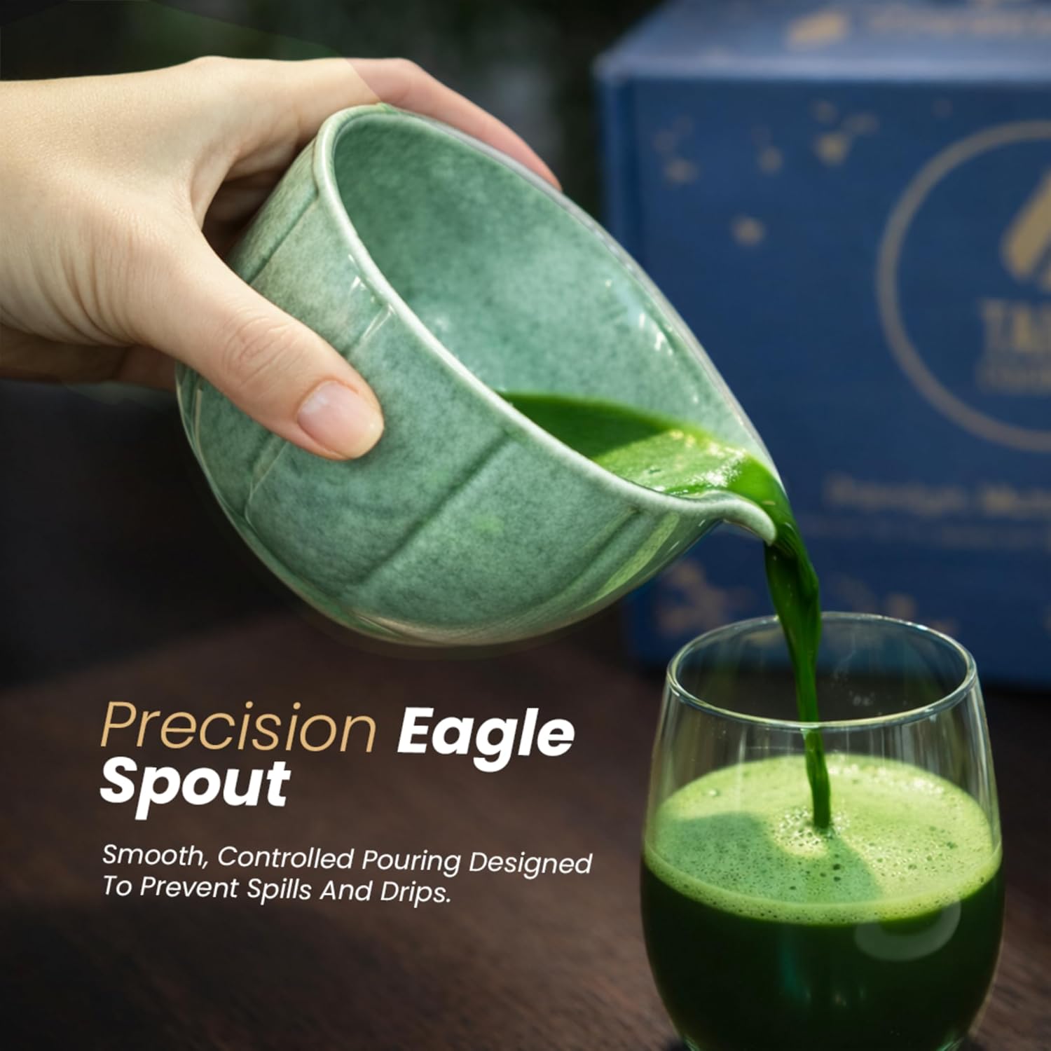 12-Piece Matcha Whisk Set - Complete Matcha Kit Including Matcha Bowl with Spout, Bamboo Whisk, Bamboo Straws, Scoop with Holder, Sifter with Wooden Handle & More - Premium Matcha Gift Set