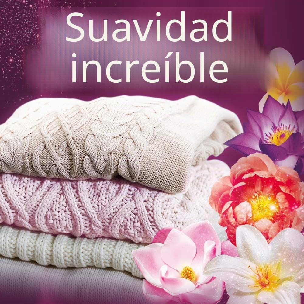 Vernel Aromatherapy Voglia di Maldive, Suavizante Lavadora Concentrado, Sensación de Perfume como recién lavado, 8 x 46 lavados, total 368 lavados