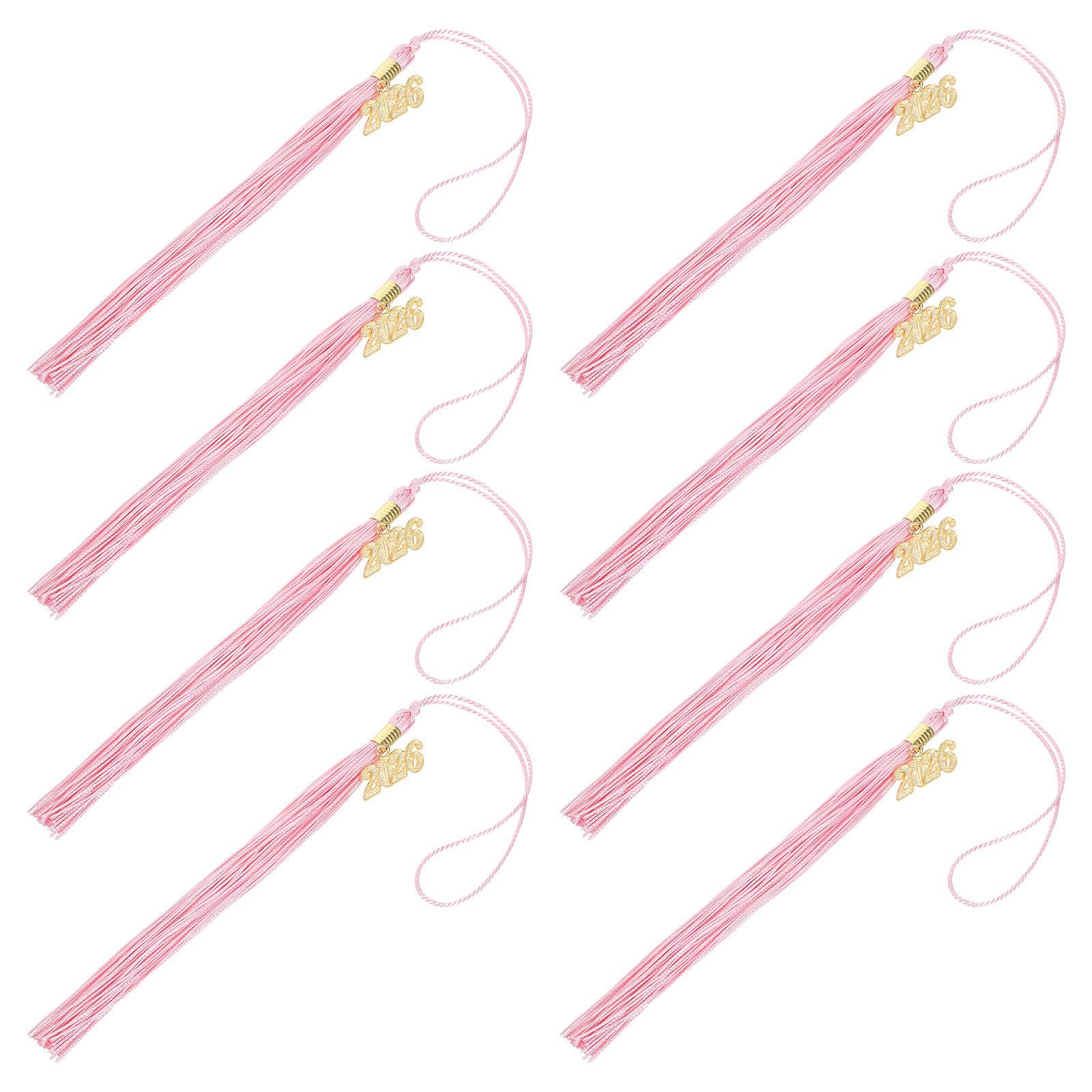 Borla de sombrero de graduación rosa Tofficu 2026 accesorios para birrete duraderos