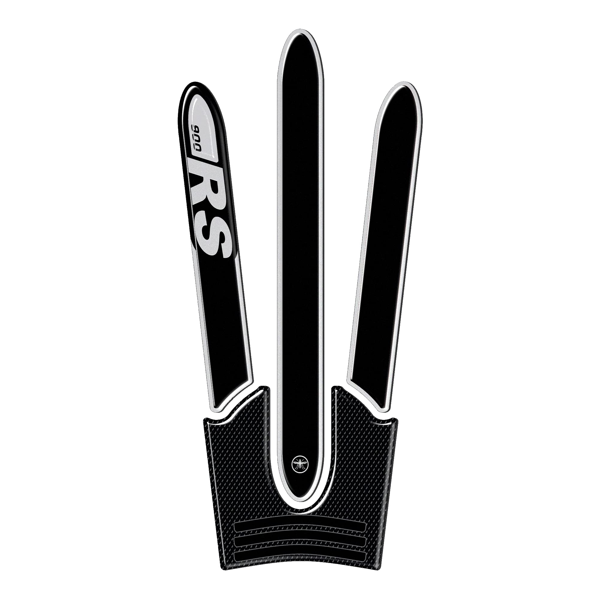 labelbike - Adesivo 3D Moto Paraserbatoio Protezione e Decorazione in Resina compatibile con Kawasaki Z900RS