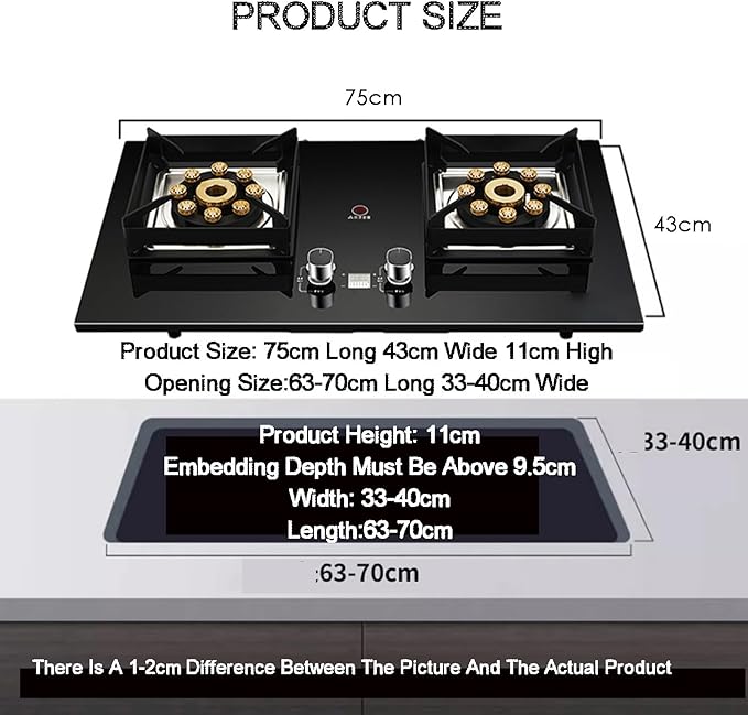 Estufa de Gas 2 Puestos 75 cm De piso miniatura 2