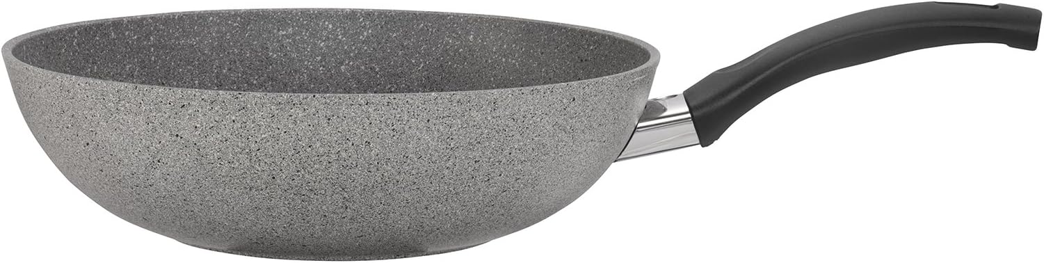Parma by HENCKELS 11-inch Nonstick Stir Fry Pan with Lid, Made in Italy, Durable and Easy to clean