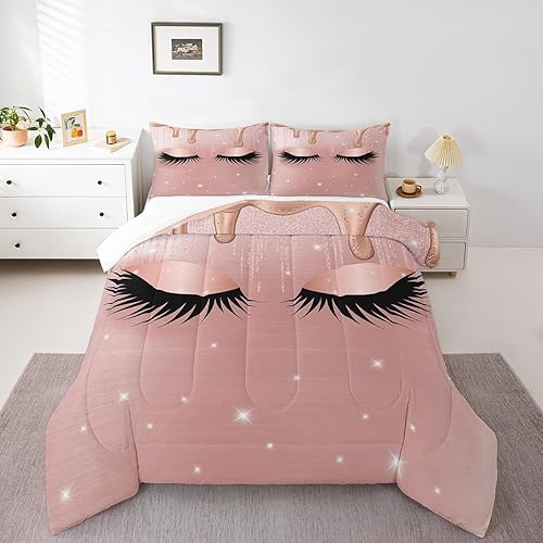 Miniatura 17 de Manfei Juego de edredón musical tamaño Queen, juego de ropa de cama con estampado de notas musicales retro para niños y niñas, decoración de Marrón