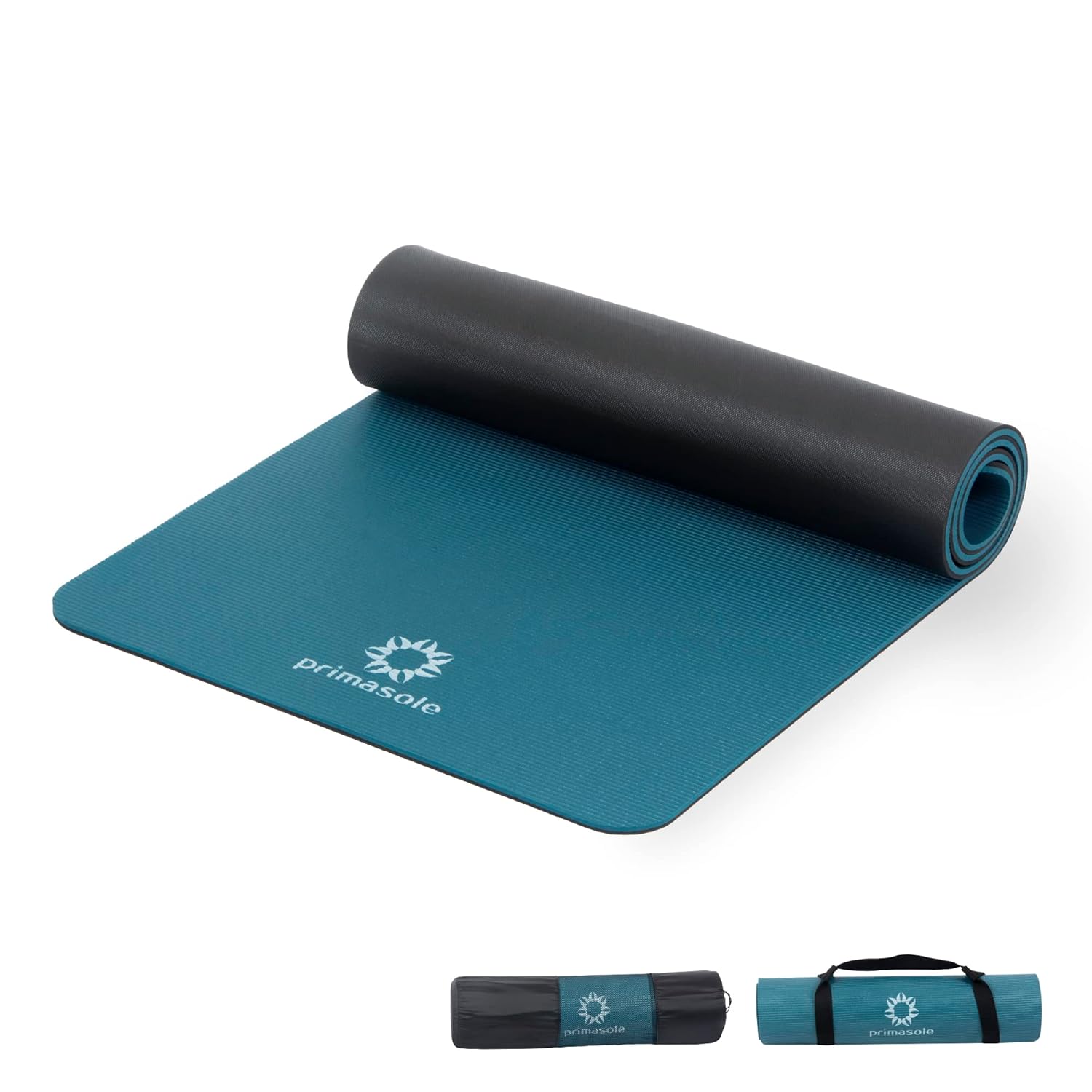 PRIMASOLE Yoga Mat Eco-Friendly Material 1 2 inch Non-Slip Yoga Pilates Fitness at Home Gym 4 Colors with
