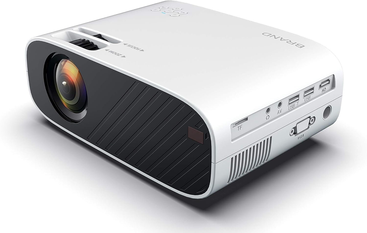 Limited HDR3600 lumens Laser Smart Mobile Phone Video Projector 1080P Supports 176-inch Display, Built-in WiFi / HDMI / USB / TV Box / Laptop / DVD / PS4 Compatible, Used for Home Entertainment