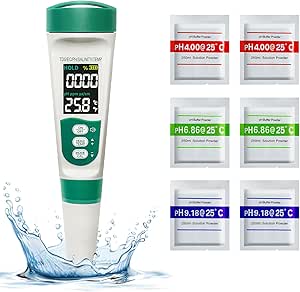 Misuratore Di PH Digitale - Tester Per Piscina, Acquario Con Auto-Calibrazione, Display LCD - Foto 2