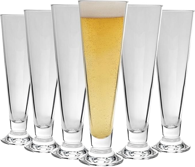 Bormioli Rocco Palladio Pilsner Beer Glasses Set 300ml Pack of 12