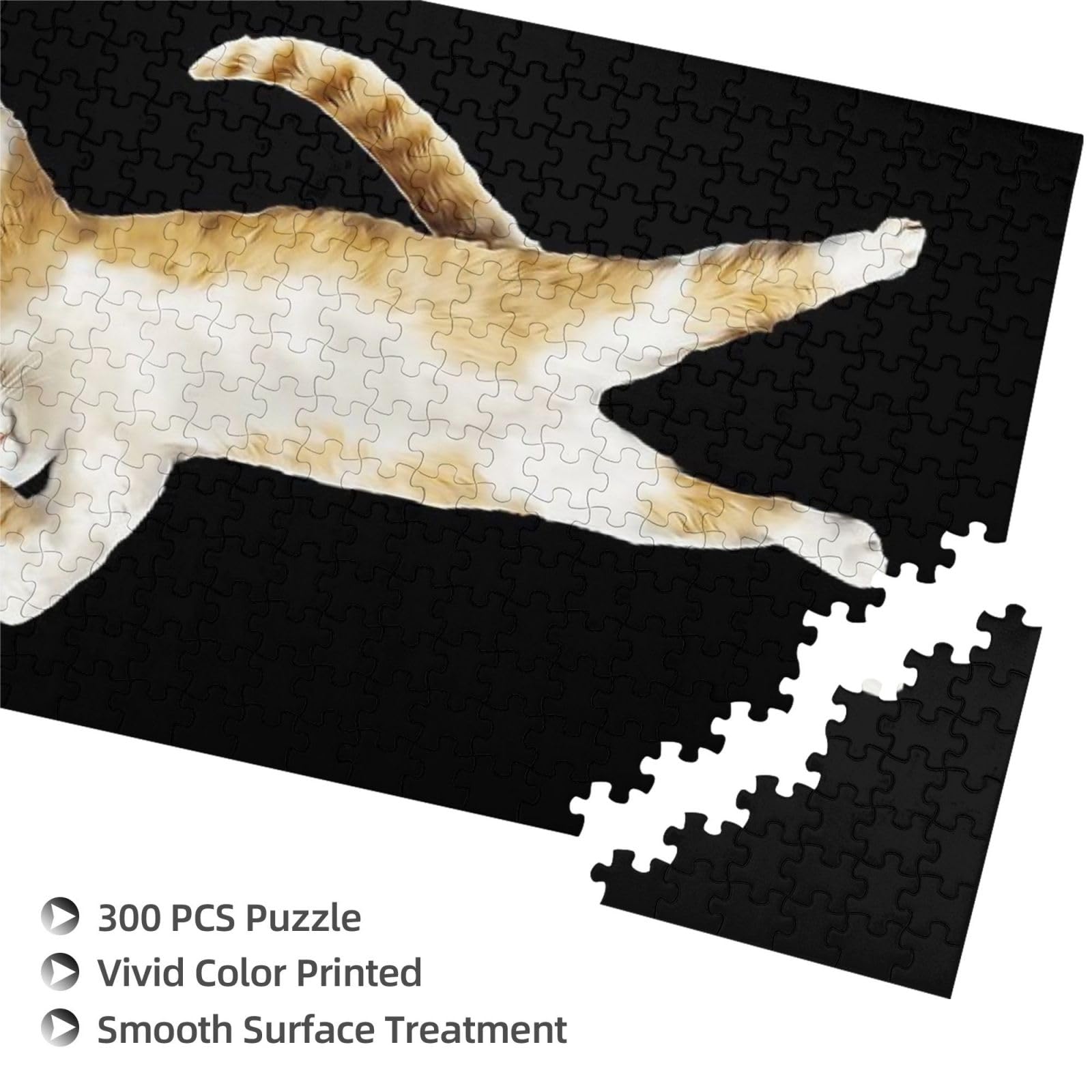 Amazon.co.jp: ジグソーパズル おもしろ 猫 猫柄 面白い ねこ (2) 木製