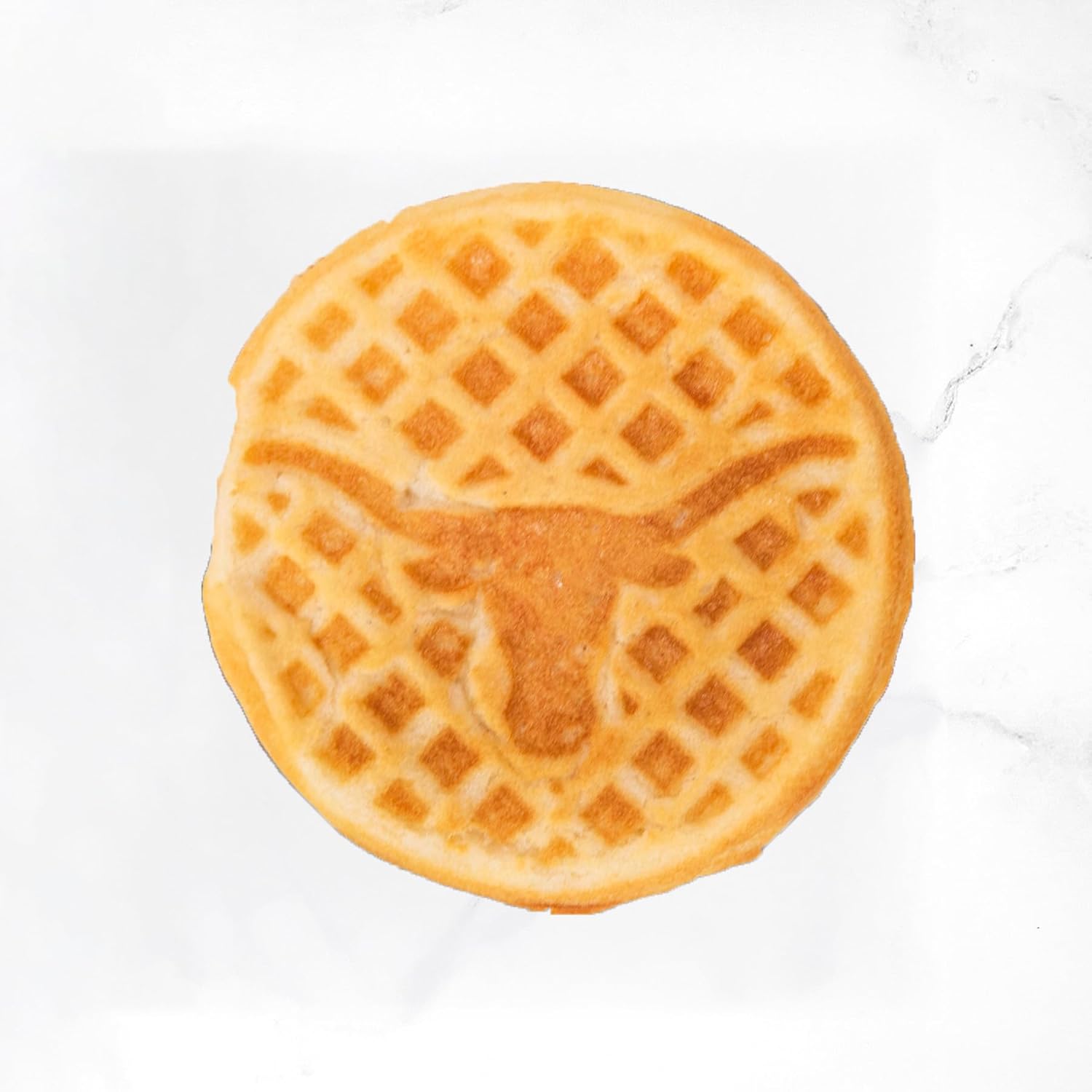 Uncanny Brands Texas Longhorns Mini Waffle Maker - Small Kitchen Appliance