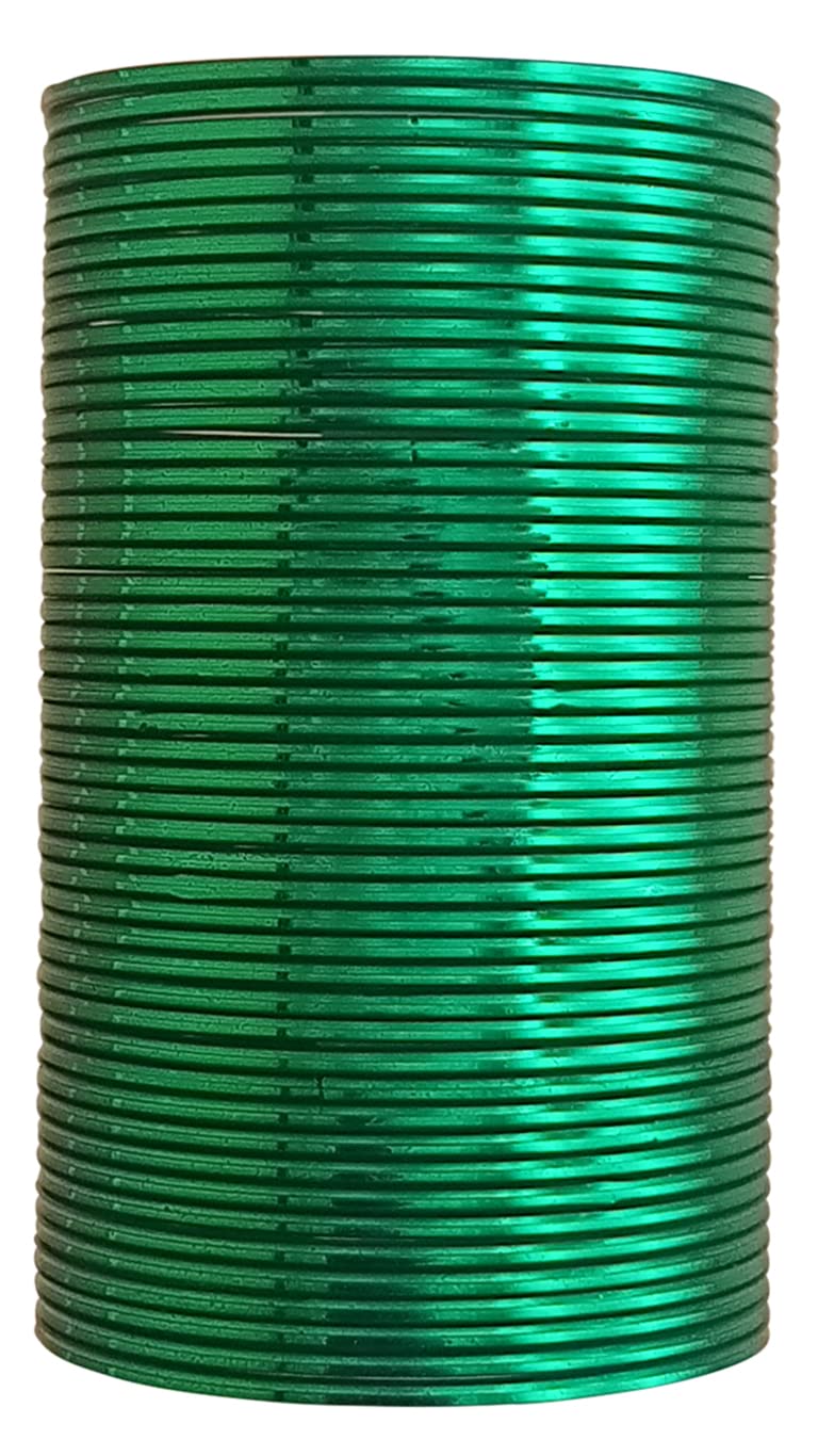 The Golden Cascade Green Color Metal Bangles Plain Shining Chudi Set for Women & Girls (2 Dozen) (Green, Small 2-4) (B0C1CCFTHH) Amazon Price History, Amazon Price Tracker