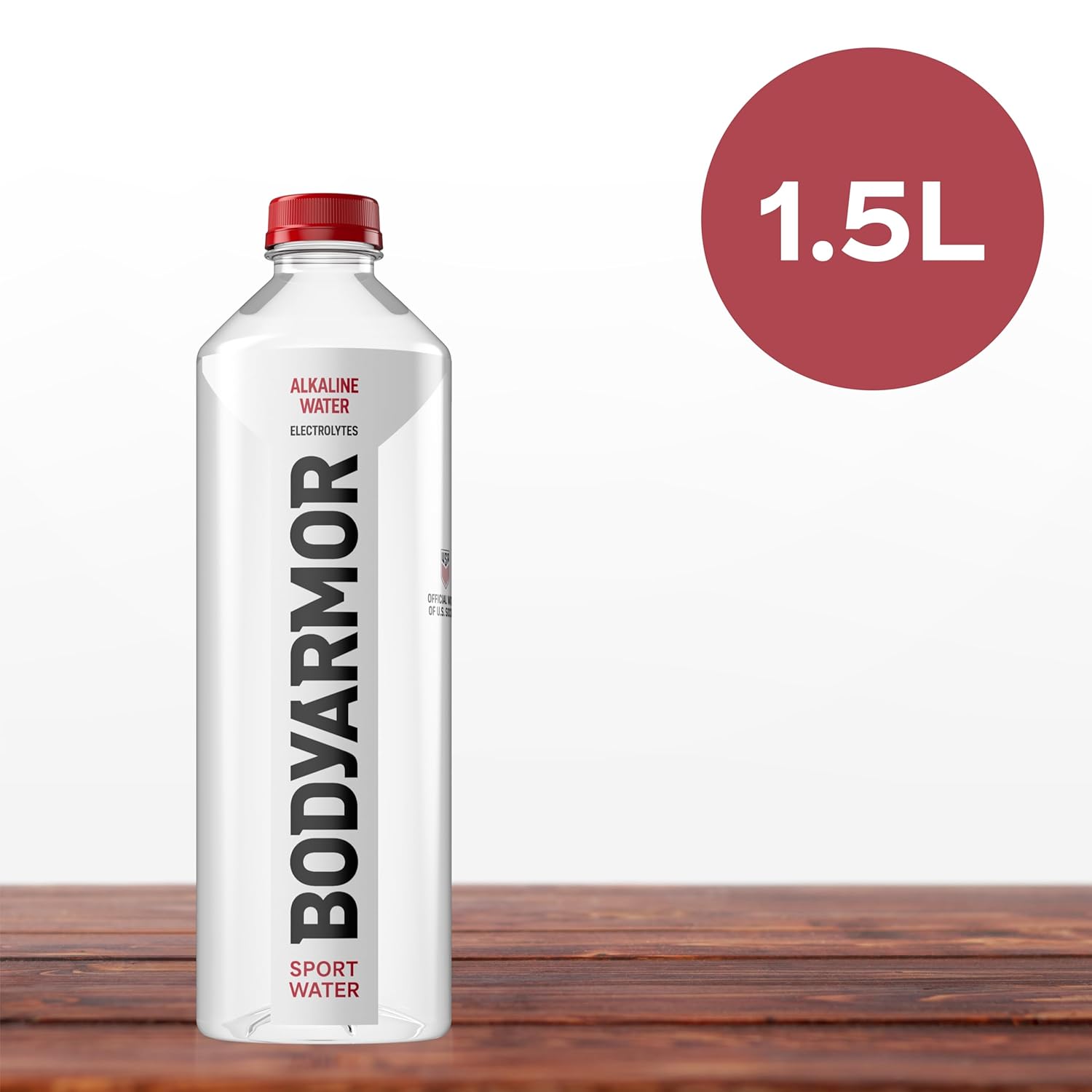 BODYARMOR SportWater Alkaline Water, Superior Hydration, High Alkaline Water pH 9+, Electrolytes, Perfect for your Active Lifestyle, 1.5 Liter (Pack of 12)