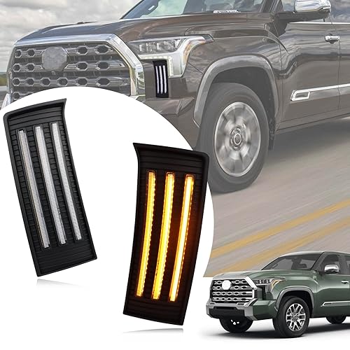 Full LED Front Fog Light DRL Kit for Toyota Tundra