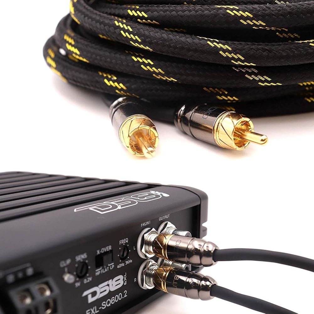 $9/mo - Finance Elite Audio PRO 100% OFC Copper 2 Channel 12 ft RCA ...