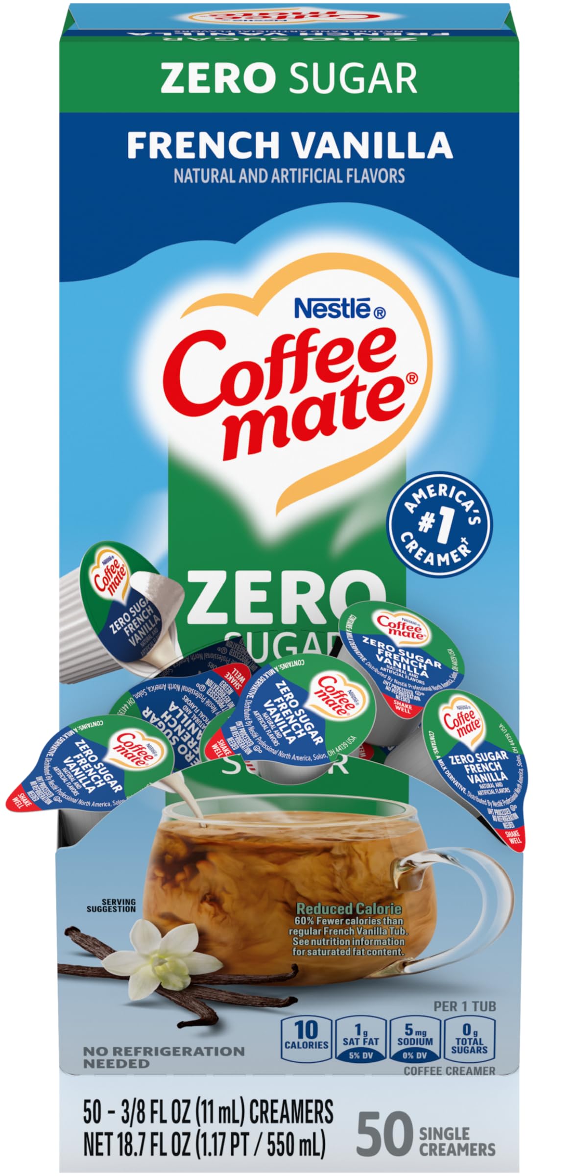 Coffee Mate Zero Sugar Singles