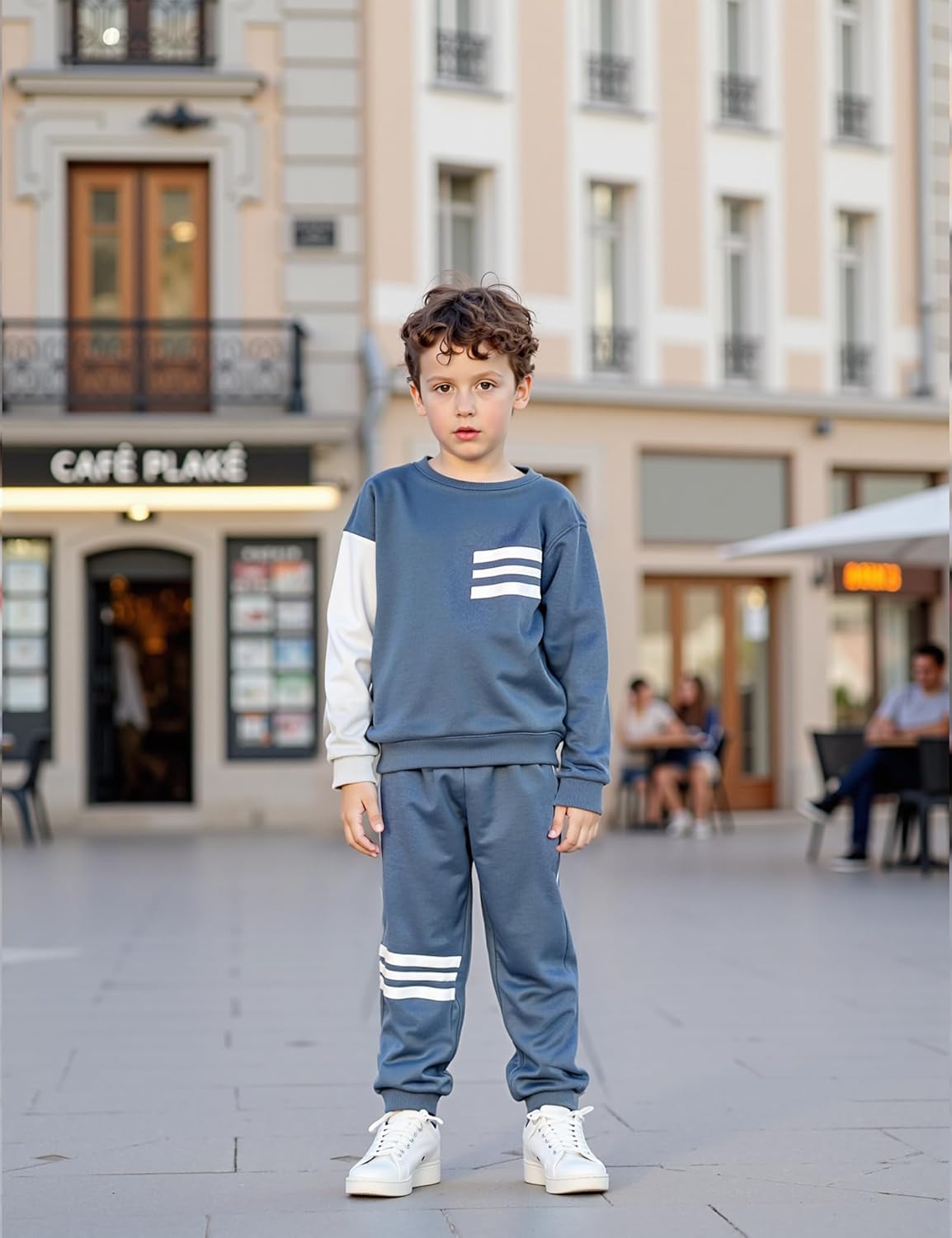 Boys Clothes Long Sleeve Sweatshirt and Pants 2PCS Sweatsuits Winter Boys Outfits 2-8 Years - Image 2