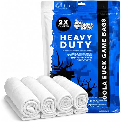 Koola Buck Premium Deer Game Bags | Heavy-Duty Full Body and Quarter Bags