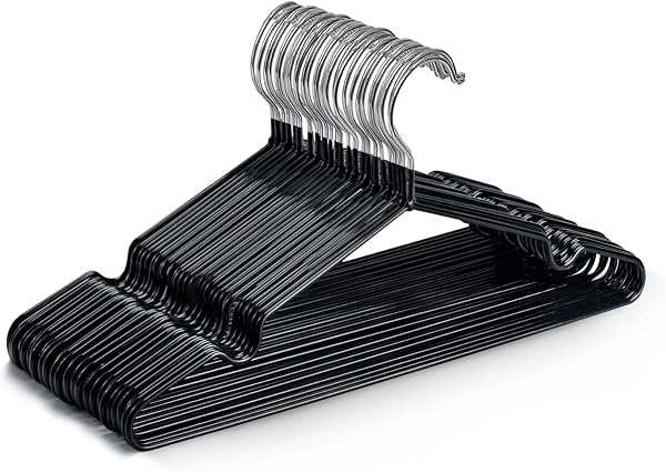 PKBD Metal Non-Slip Suit Coat Hangers Set of 30