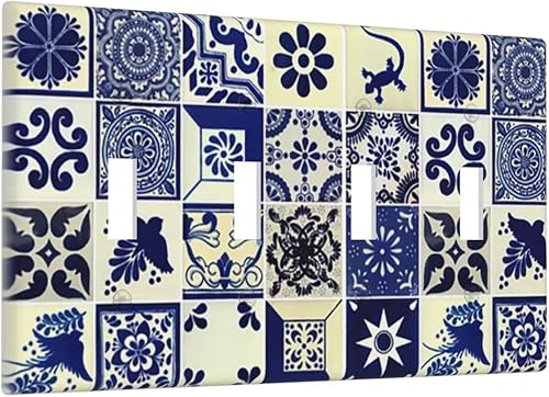 Miniatura 144 de Placa Decorativa de Pared Beige Boho de Mediados de Siglo Sol Abstracto 1-Gang Retro Años 70 Arte Geométrico Moderno con Arco Eléctrico Interruptor