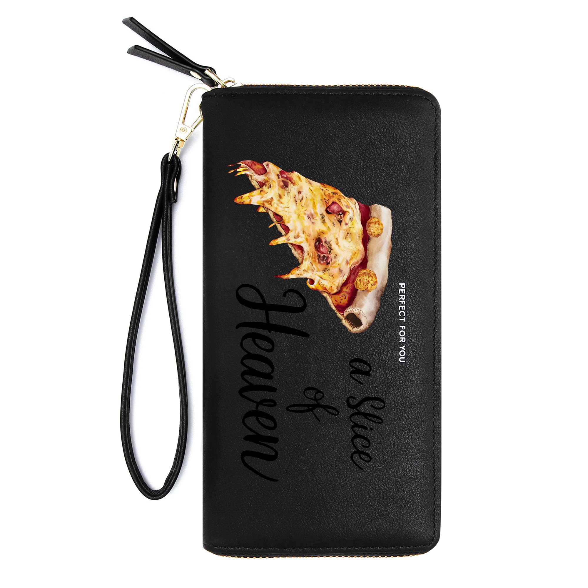 OIDERY Customized Delicious Pizza Women's Wallet,Holiday Gift,Graduation Gift for Friend,Birthday Gift for Son Daughter from Parents Grandparent 1301a